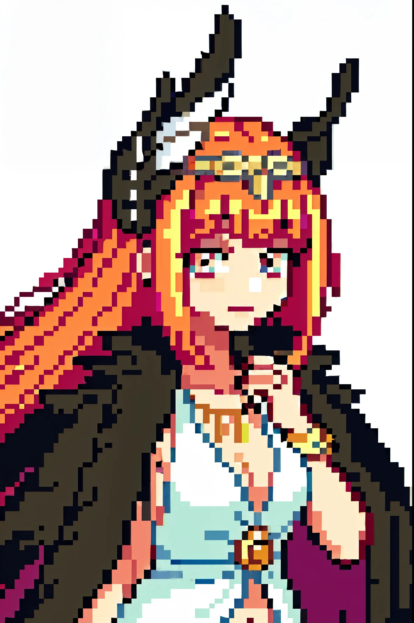 melhor qualidade, master part, Altas, sozinho, {Circe_FGO:1.15}, pontudo_Ouvidos, Rosa_Hair, Head_Asas, Asas, franja, feemhered_Asas, Longas_Hair, jewelries, sorrir, seios, colar, corar, pequeno_seios, multicolorido_olho, 1girl, Olhando_em_visualizador, _Background Story