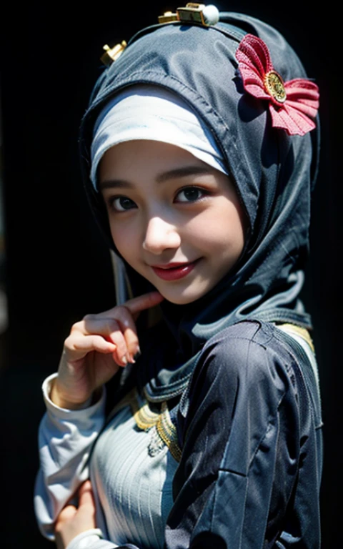 Pretty girl gadis-indonesia with cute hijab costume