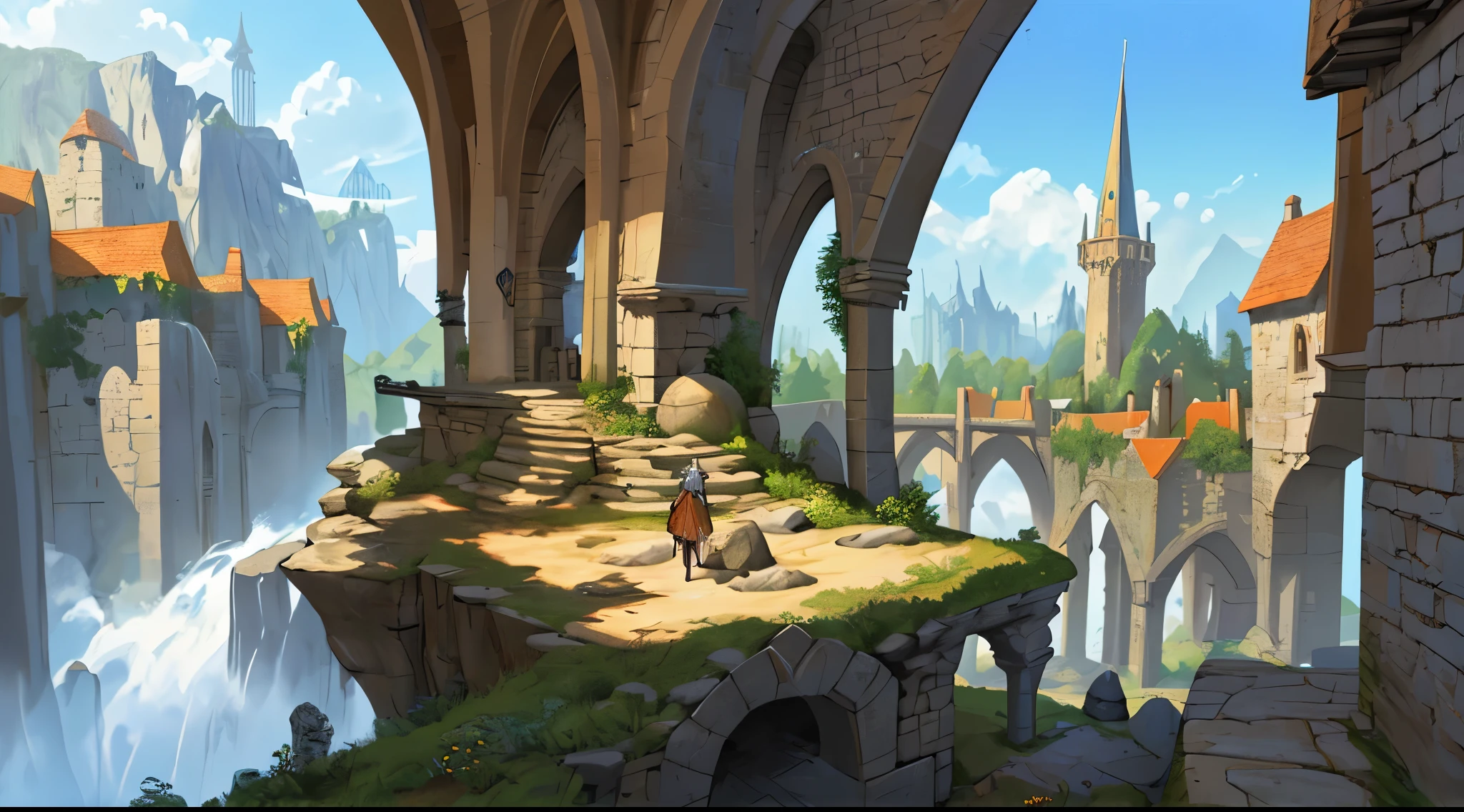 medieval fantasy landscape