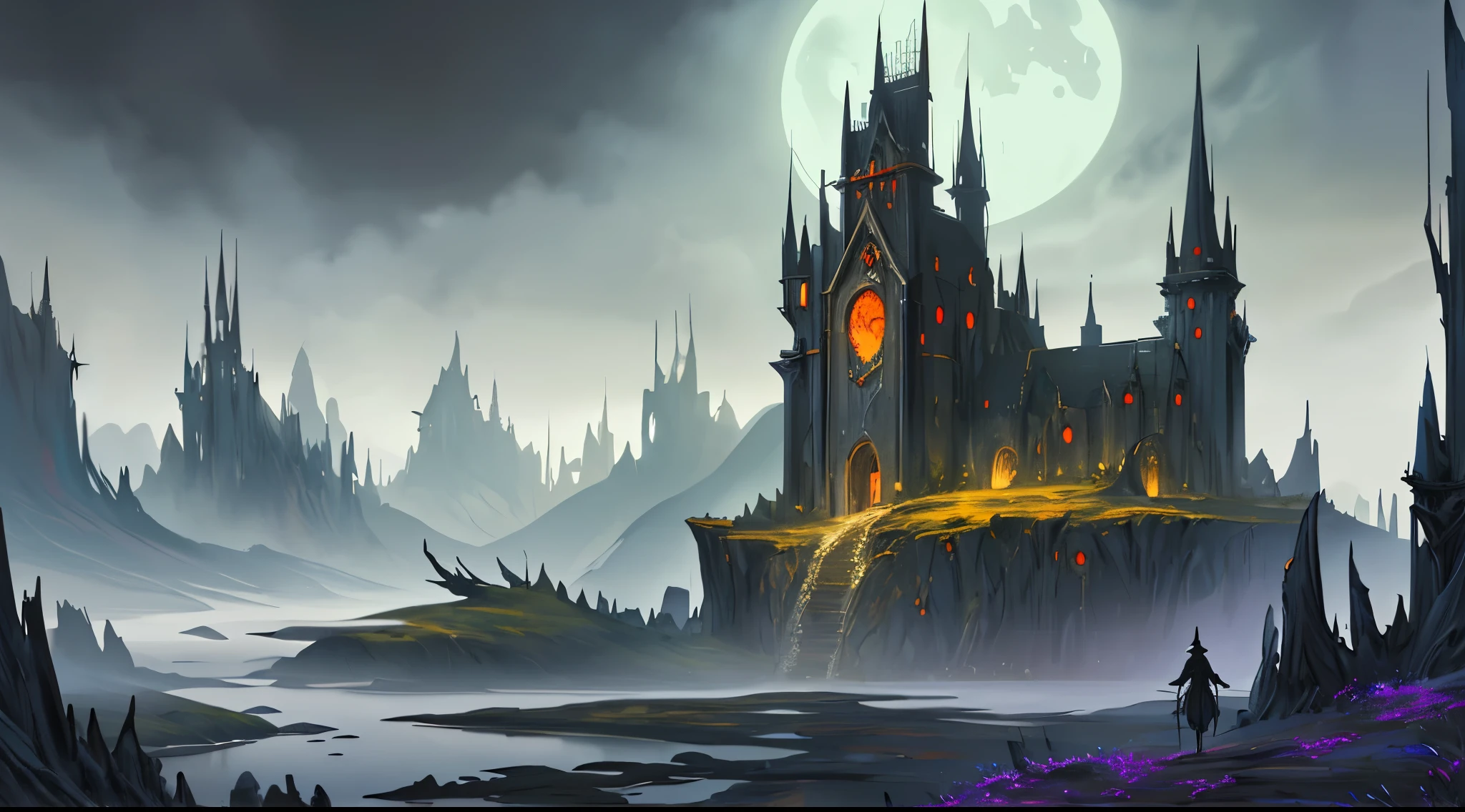 dark fantasy landscape