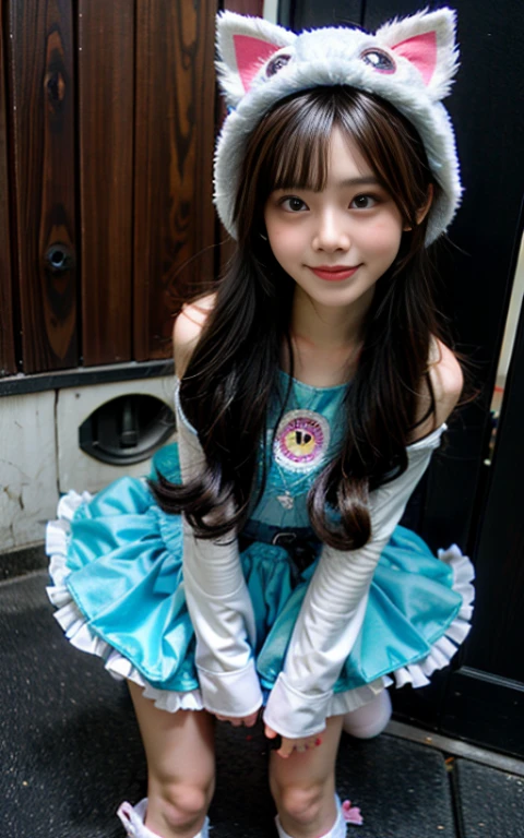 Pretty girl gadis-indonesia with cute cat costume