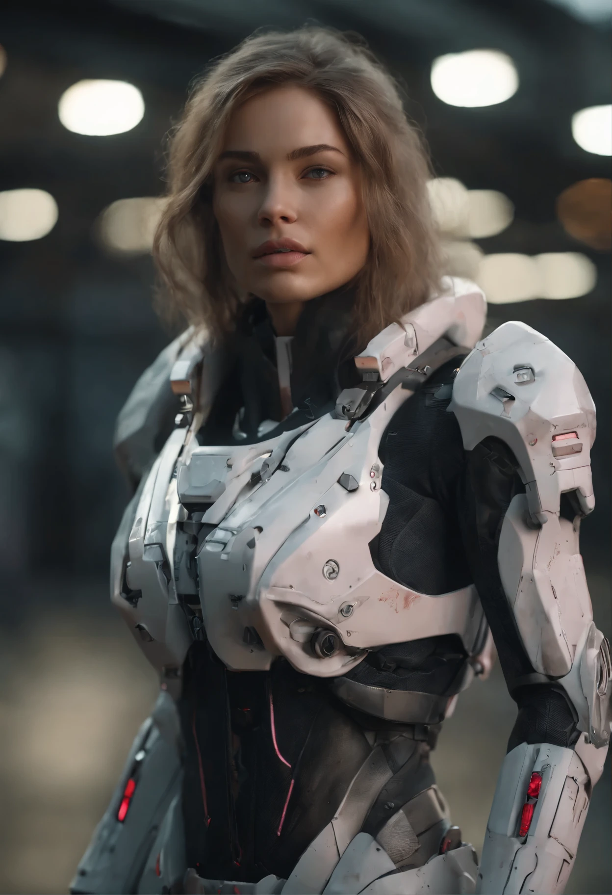 ((Best Quality)), ((Masterpiece)), (Very Detailed:1.3), 3D, Shitu-mecha, Beautiful cyberpunk woman with her pink mech in the ruins of a city in the forgotten war, Ancient technology, HDR (High Dynamic Range), ray tracing, NVIDIA RTX, super resolution, unreal 5, subsurface scattering, PBR texture, post-processing, anisotropic filtering, depth of field, maximum sharpness and sharpness, multi-layer texture, albedo and highlight maps, surface shading, Accurate simulation of light-material interactions, perfect proportions, octane rendering, duotone lighting, low ISO, white balance, rule of thirds, wide aperture, 8K RAW, high efficiency sub-pixels, subpixel convolution, luminous particles, light scattering, tyndall effect (whole body), (delicate facial features), (perfect face), dynamic angles.