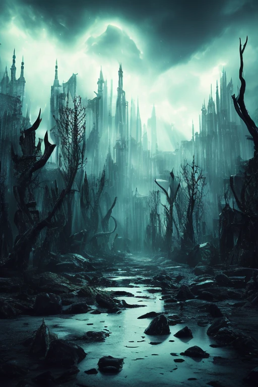 (La mejor calidad,4k,8k,Altas Resoluciones,Obra maestra:1.2),Ultra detallado,(realista,photorealista,photo-realista:1.37),rey no-muerto,se sienta en,Trono de hueso,ominous atmosphere,sombras esculpidas,espeluznante,gothic architecture,Spooky décor,misterioso,Obsesionante,Magia negra,aura poderosa,presencia ominosa,Velas,siniestro ,Ojos rojos brillantes,risa malvada,Adornos de calaveras,Necromancia,magia oscura,cielo ominoso,Luz de la luna,tormenta,cuervos volando,Capa negra hecha jirones,runas siniestras,Ominous symbols,cuernos malvados,niebla oscura,Oscuridad abisal,,Gothic fantasy,foco nítido,vivid colors,surrealista,pesadilla,horror,Artistas conceptuales,underworld aesthetic.