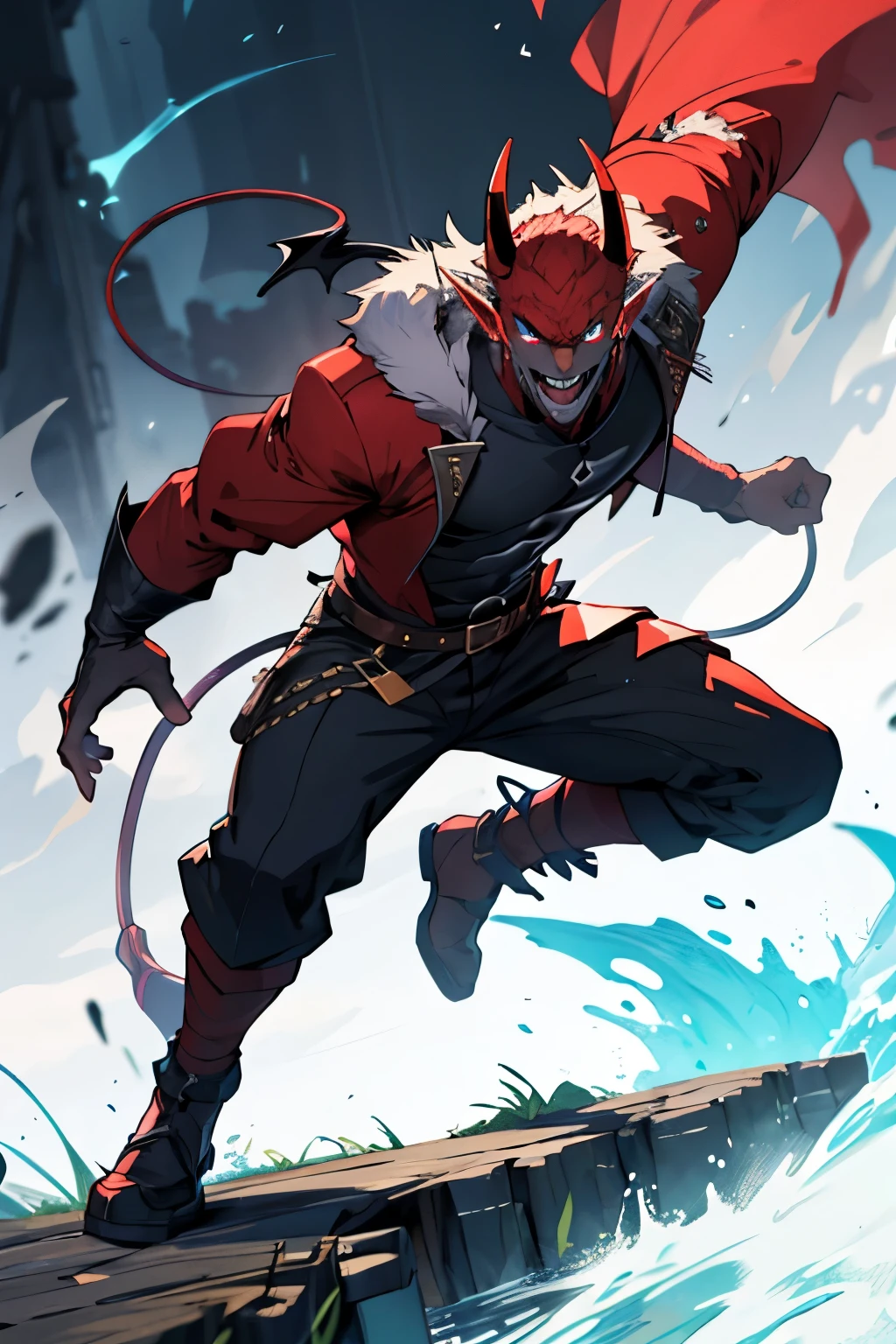 Rahm Crimsford Demon Male dnd