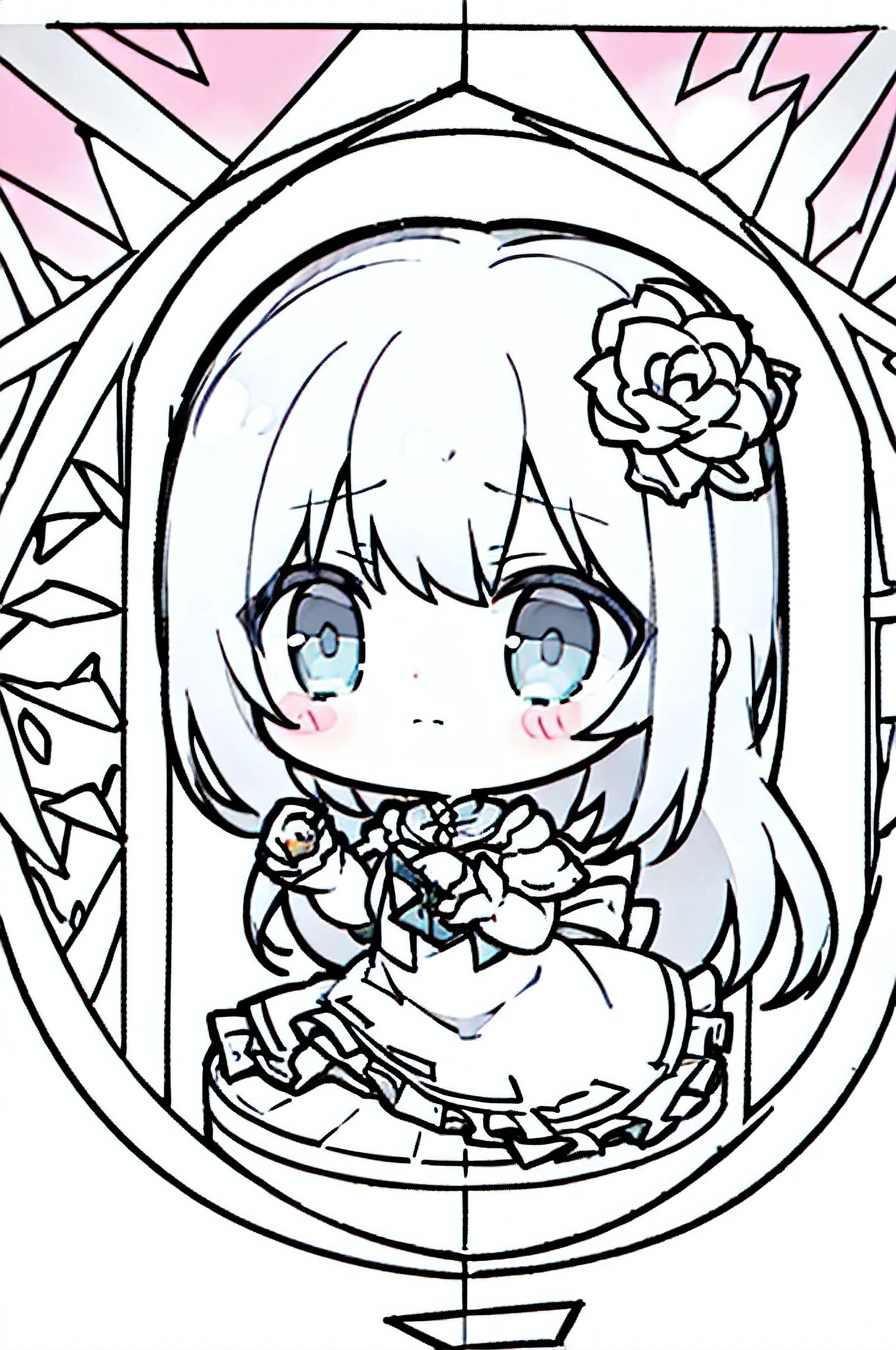 greyscale, (masterpiece:1.4, best quality:1.4), (original), (very detailed wallpaper), (ultra detailed:1.4), (super complex details), (Cover for a flower of memories in a chill and relaxing style mixed with some blue and pink), a flower that is tearing for the lost memories in a field of thoughts. (no characters), background consist of a broken glass window that is full of dreams and hopes, wallpaper adds up atmosphere of sadness