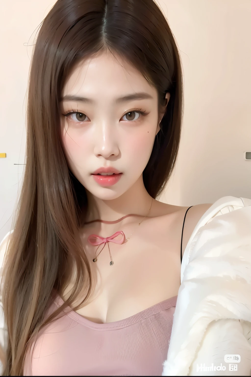 arafed asian woman with long hair and a pink top, Joven y adorable rostro coreano, Hermosa joven coreana, Wan adorable cara coreana, Hermosa mujer surcoreana, Hermosa joven coreana, Chica coreana, young cute wan asian face, beautiful asian girl, Cara delicada y encantadora, ulzzang, maquillaje coreano popular, Piel lisa y rosada, maquillaje popular de Corea del Sur, Jaeyeon Nam