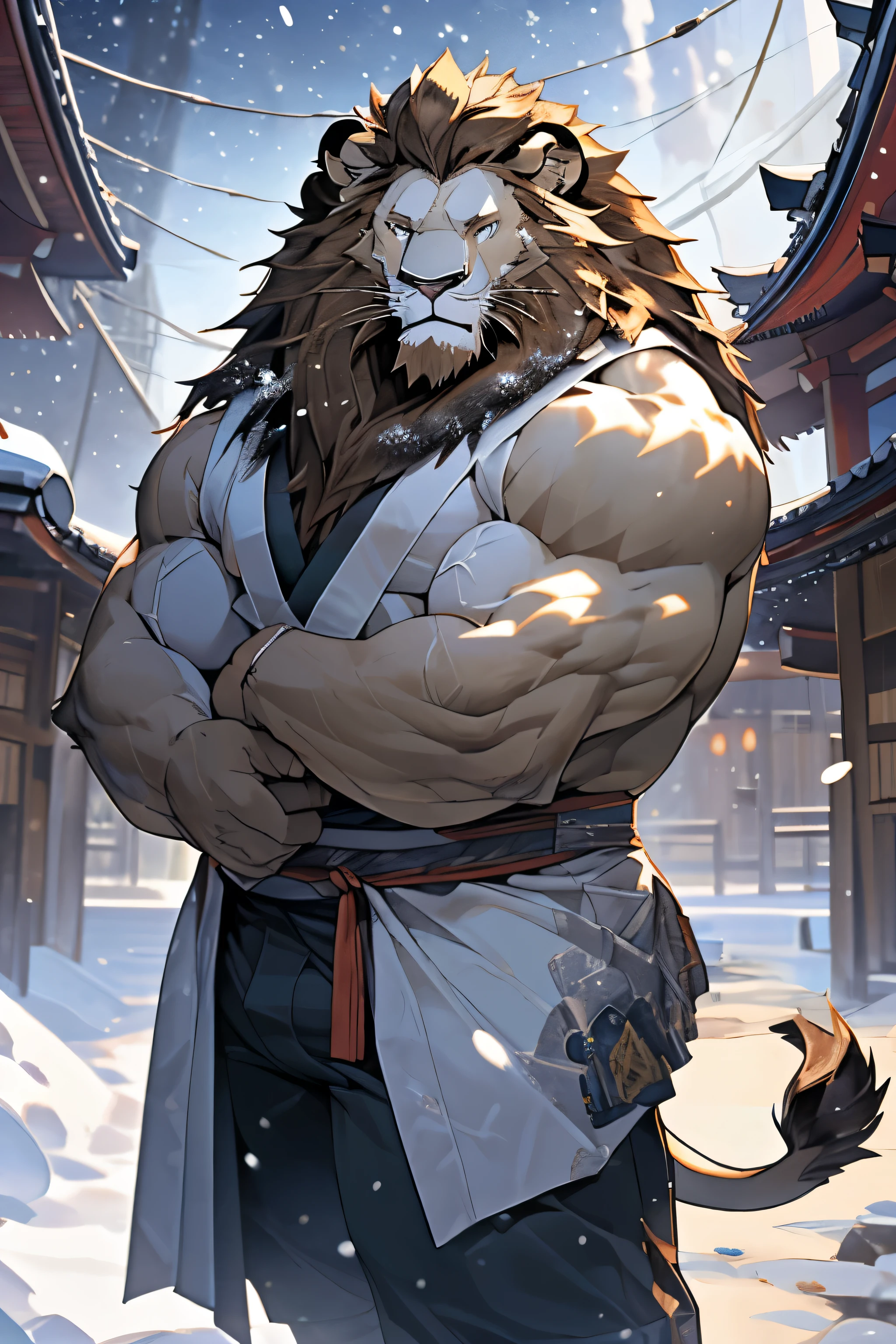redraw correctly the tail with a lion tail