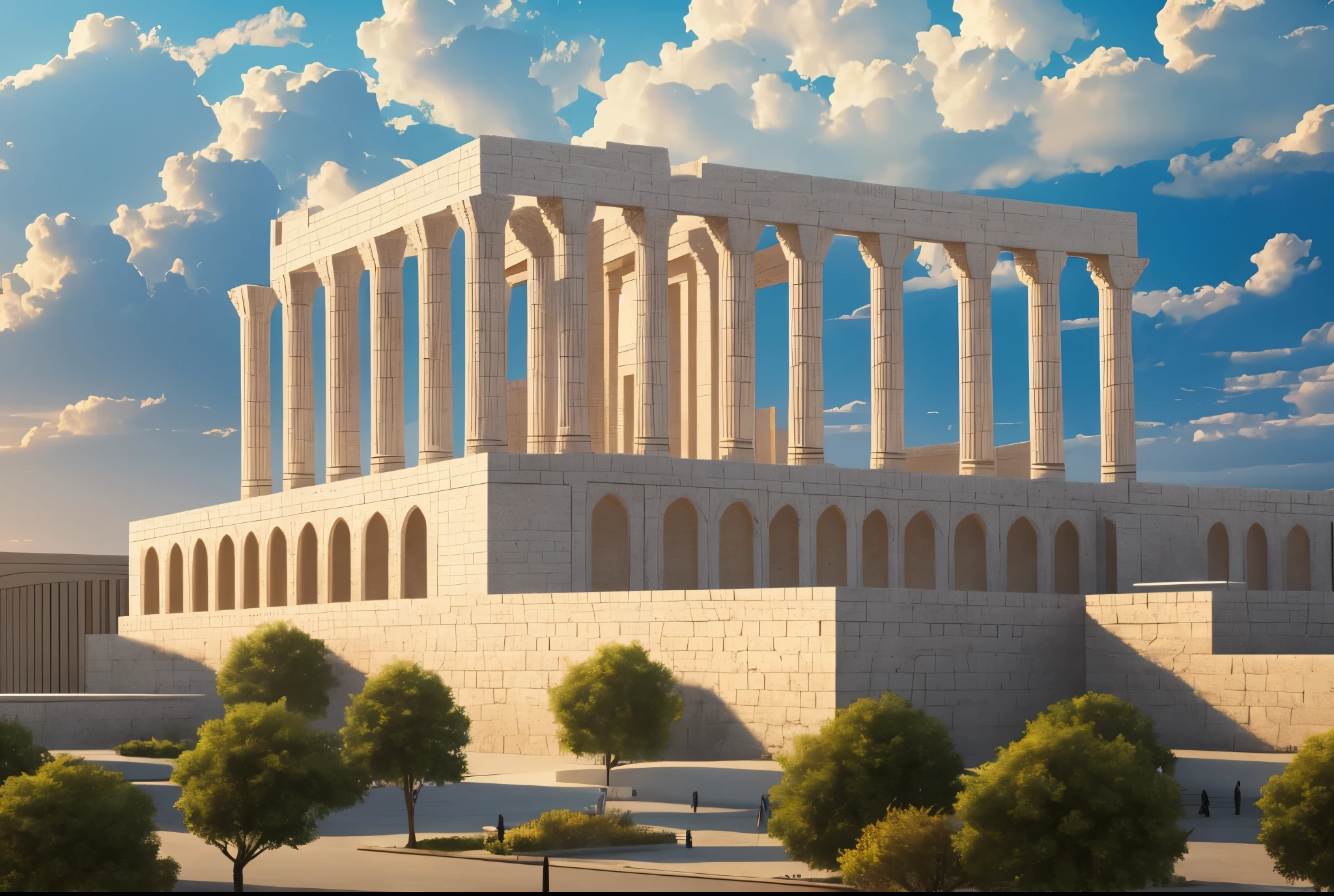 Jerusalem temple size 16:9 full hd realista --auto --s2