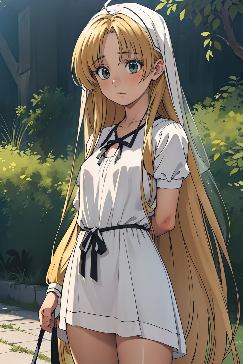 Chica anime con cabello largo y rubio y un vestido blanco y negro, Chica rubia de anime con cabello largo, Marisa Kirisame, Chica anime con pelo largo, Anime CG soft art, Chica de anime con disfraz de sirvienta, **** en vestido, Anime visual de una chica linda, Chica anime con un vestido negro, Personaje fe****** de anime, ****sh, Chica de anime Gothic Maiden A girl tied with Shibari ropes., sentirse avergonzado y sonrojado, en estado vulnerable y expuesto. Las cuerdas son intrincadas y bellamente entrelazadas alrededor de su cuerpo., accentuating its curves and highlighting the artistic aspect of the scene. The lighting is soft, Proyectando sombras suaves, creating an intimate atmosphere and. The colors are muted and warm, con un enfoque en tonos tierra, Improve overall aesthetics. His facial expression shows a mix of shyness and vulnerability.., con ojos detallados y labios ligeramente entreabiertos, convey a sense of longing and anticipation. The texture of the artwork is reminiscent of a fine pencil drawing., with delicate lines and shading, capturar los intrincados detalles de the ropes and the girl's skin. The artwork is of the highest quality, with ultra-detailed craftsmanship and photorealistic rendering, showing the artist&#39;s skill and attention to detail. A girl tied with Shibari ropes., sentirse avergonzado y sonrojado, en estado vulnerable y expuesto. Las cuerdas son intrincadas y bellamente entrelazadas alrededor de su cuerpo., accentuating its curves and highlighting the artistic aspect of the scene. The lighting is soft, Proyectando sombras suaves, creating an intimate atmosphere and. The colors are muted and warm, con un enfoque en tonos tierra, Improve overall aesthetics. His facial expression shows a mix of shyness and vulnerability.., con ojos detallados y labios ligeramente entreabiertos, convey a sense of longing and anticipation. The texture of the artwork is reminiscent of a fine pencil drawing., with delicate lines and shading, capturar lo