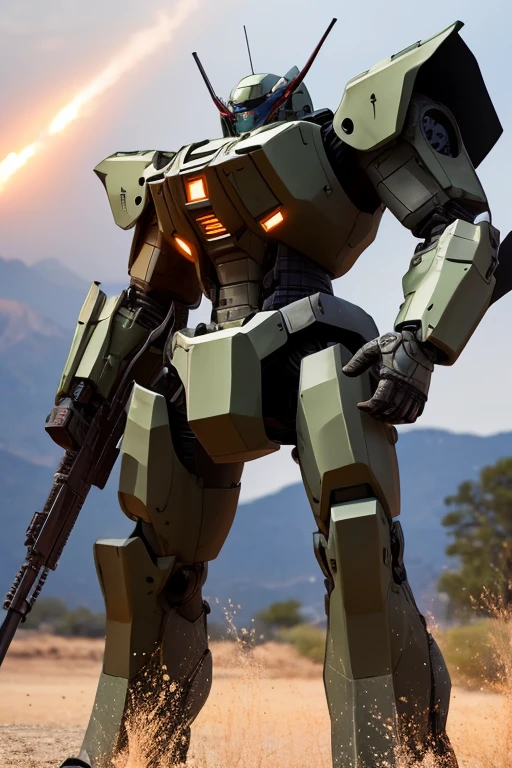 机器人　mechs　Camouflage pattern　japanese-inspired　Light armor　mechsニカルなフルフェイスヘルメット　Long rifle　Character erasure　Background Removal