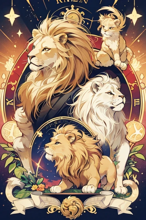 horoscope sign Leo; Lion details; ♌ symbol
