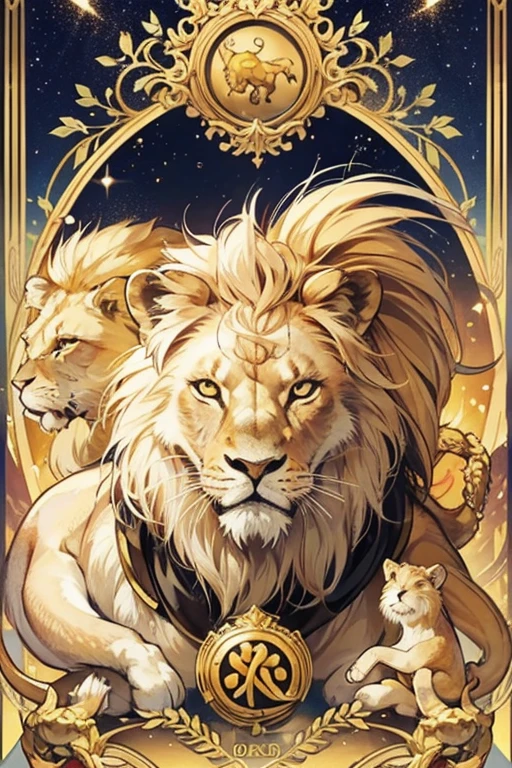 horoscope sign Leo; Lion details; ♌ symbol