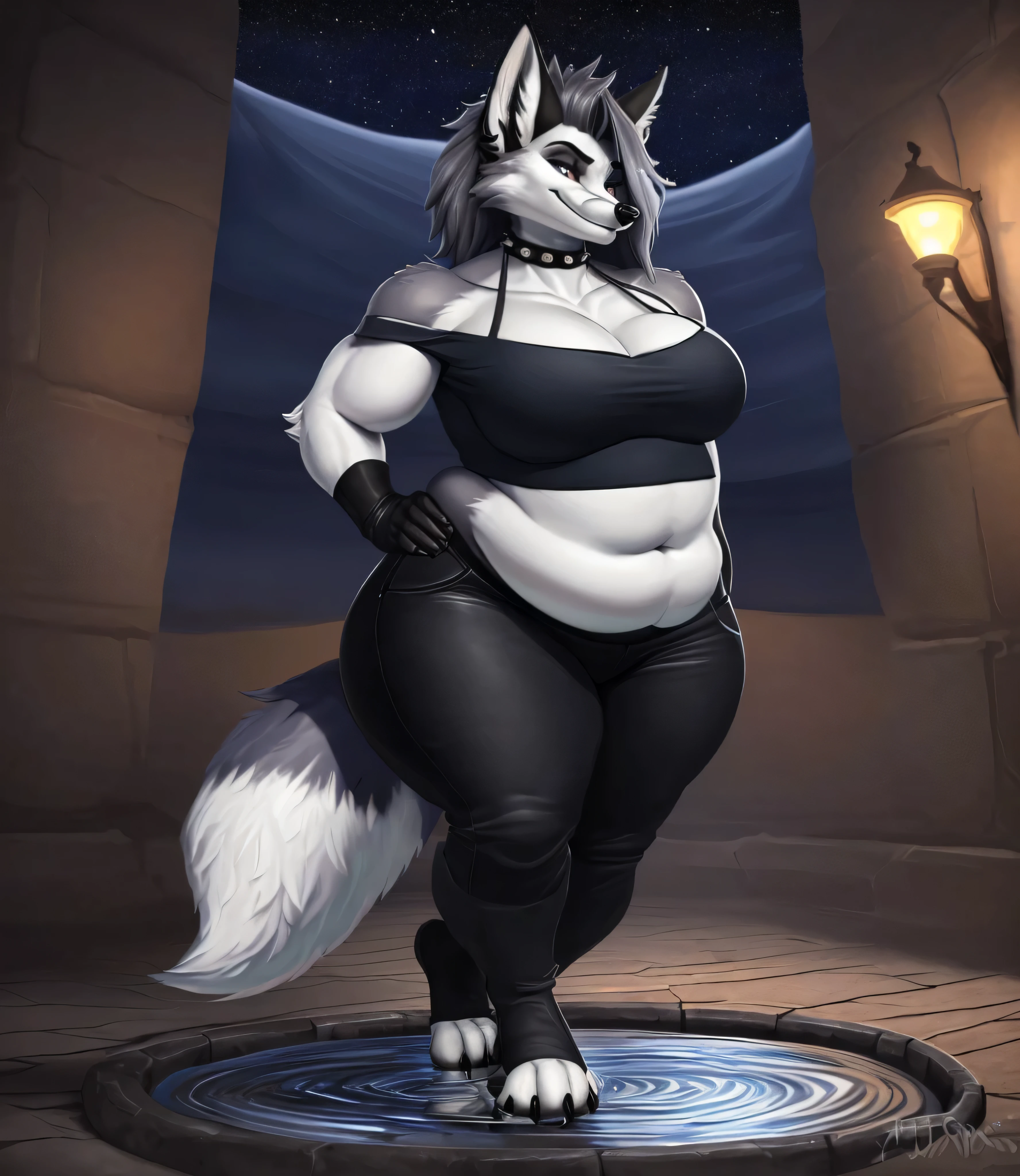 solo, 1girl, furry, full body,  [Uploaded to e621.net;  ((by bebebebebe)), ((small details:1.2)), ((prefect body structure)), ((amazingly prefect anatomy)), no mistakes, (cinematic lighting), (fluffy full black feral monster), (thick scruffy fur all over body:1.3), humanoid, brutish, ((think long sharp pointy claws)), ((hair monster)), no face, (in a abandoned dark scary room),    (9 ft tall), (macro), no mask, (huge hips and waist), hour glass figure, (huge breasts:1.0), ((puffy black fur)), poofy fur, neutral, ((long fluffy tail)), fluffy sides, (big cleavage:1.3), tall, ((no face)), ((cute plastic mask)), ((detailed simple mask:1.1)), ((irises)), (((covered head to toe in lush big messy fur))), ((hair)), ((thick limbs)), dark, looming, nipples, ((black fur)), ((solid body)), ((following design)), ((succulent soft smooth plump velvety boobs:1.1)), ((big lush gray popping nipples)), ((gray sparkle nails)), ((able to kill you but isn't)), ((extremely fluffy arms)), ((cream uder belly)), ((scary dark ambiance)), ((black fog)), ((fog machine smoke)), ((think lush abundant mane)), ((small nipple piecings)),
((slightly leaning forward pose)), ((thick limbs)),