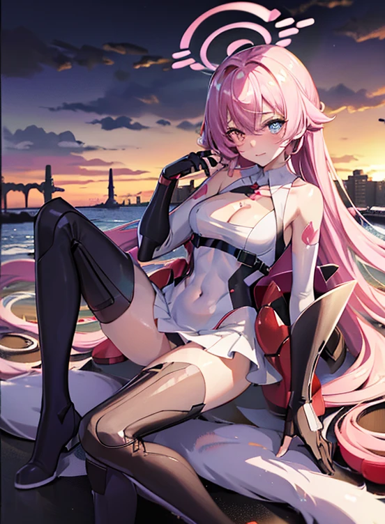 masutepiece, Best Quality,Sleeping on my back on the bed,Crab crotch,show your boots,thigh high boots,globe,Strange thieves,Elegant, 1girl in, well-muscled,Cute, blushed, Looking at Viewer, frombelow,leotard,a miniskirt, jail, Beautiful eyes, Beautiful background, light Particle, Sun rays, Dramatic Lighting, Outside, shiny, Realistic, masutepiece, Best Quality, Ultra-detailed, Detailed, Scenery, Beautiful detailed eyes, detailed hairs