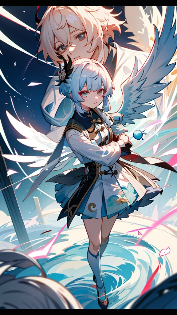 (character design sheet,Same role,Street,Lateral face,standing back),,1 Sister,(穿着白色连衣裙的时尚female pervert孩,There are wings and roses, stained glass wings, Keqing from genshin impact Impact, a scene from《Brave Breakthrough II》, Ayaka genshin impact impact, 高细节offcial art作品, white-haired god, With beautiful wings, genshin impact, offcial art, a scene from 方舟之夜, offcial art品, genshin impact impact's character, 《genshin impact》Zhongli in Zhongli),Hair color,through bangs,hairstyle fax,eyed,,hairstyle fax,Zizi Terrace,female pervert,Shirts and shirts,As estrelas,Chatongbetalora,