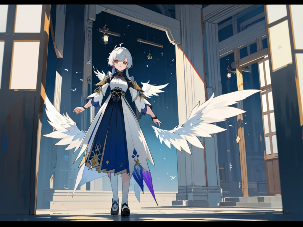 ((tmasterpiece)),(((Best quality))),（character design sheet,Same role,the street,Lateral face,Take a step back),lamplight,1 Sister,（穿着白色连衣裙的时尚female pervert孩，There are wings and roses, stained glass wings, Keqing from genshin impact Impact, a scene from《Brave Breakthrough II》, Ayaka genshin impact impact, 高细节offcial art作品, white-haired god, With beautiful wings, genshin impact, offcial art, a scene from 方舟之夜, offcial art品, genshin impact impact's character, 《genshin impact》Zhongli in Zhongli）,Hair color,through bangs,hairstyle fax,There are eyes,environment change,hairstyle fax，Zizi Terrace，female pervert，Shirts and shirts，As estrelas，Chatongbetalora，（Take a step background，white Take a step backgrounid：1.3），--6