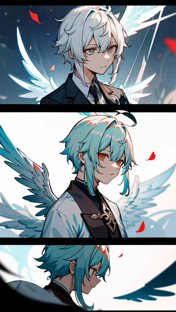 (character design sheet,Same role,the street,Lateral face,Take a step back),,1 Sister,(穿着白色连衣裙的时尚female pervert孩,There are wings and roses, stained glass wings, Keqing from genshin impact Impact, a scene from《Brave Breakthrough II》, Ayaka genshin impact impact, 高细节offcial art作品, white-haired god, With beautiful wings, genshin impact, offcial art, a scene from 方舟之夜, offcial art品, genshin impact impact's character, 《genshin impact》Zhongli in Zhongli),Hair color,through bangs,hairstyle fax,There are eyes,,hairstyle fax,Zizi Terrace,female pervert,Shirts and shirts,As estrelas,Chatongbetalora,