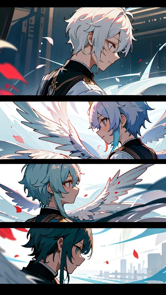 (character design sheet,Same role,the street,Lateral face,Take a step back),,1 Sister,(穿着白色连衣裙的时尚female pervert孩,There are wings and roses, stained glass wings, Keqing from genshin impact Impact, a scene from《Brave Breakthrough II》, Ayaka genshin impact impact, 高细节offcial art作品, white-haired god, With beautiful wings, genshin impact, offcial art, a scene from 方舟之夜, offcial art品, genshin impact impact's character, 《genshin impact》Zhongli in Zhongli),Hair color,through bangs,hairstyle fax,There are eyes,,hairstyle fax,Zizi Terrace,female pervert,Shirts and shirts,As estrelas,Chatongbetalora,