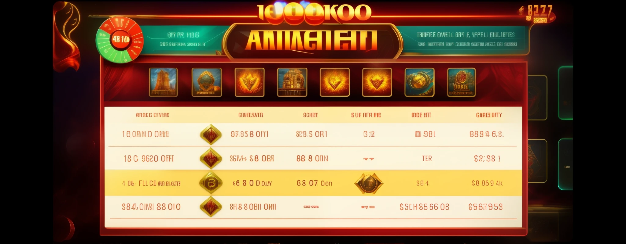 a close up of a screen shot of a casino game, amazing depth, , dramatic tmasterpiece, face shot, casino, 8k--height 768, acclaimed tmasterpiece, straight shot, 8k highly detailed โค๐ฅ ๐ฅ ๐ ๐ค ๐, digital screenshot, Incredible depth, 8k highly detailed โค๏ธโ๐ฅ ๐ฅ ๐ ๐ค ๐, pc screenshot, Game interface 8k, super detailing, acurate, Best quality at best, tmasterpiece, acurate, hyper HD, super detailing, high detal, high qulity, Best quality at best, 1080p, A high resolution