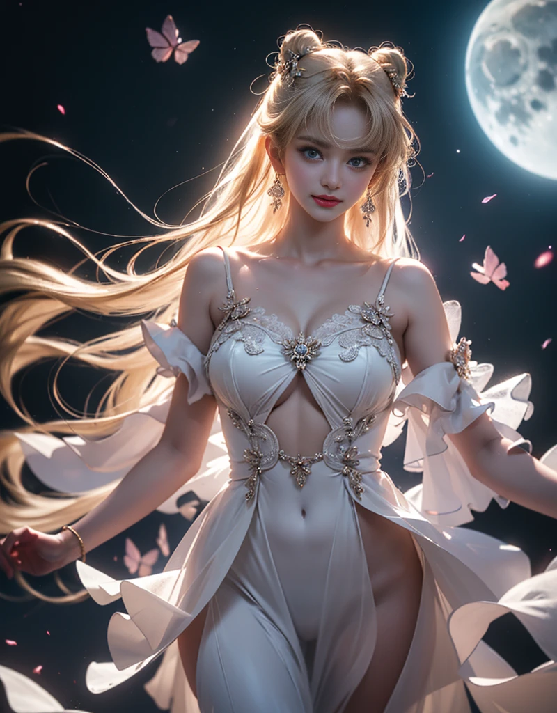 tmasterpiece,Highest image quality,super detailing,Best quality at best ,Extremely Delicately Beautiful, Very meticulous,Best quality at best, offcial art, extremely detaild的 CG unified 8k wallpapers, portrait photo of an, The most beautiful look,blond hair blue eyes,Radiant skin and radiant eyes, pretty skin,(Detailed lighting:1.2), (Beautiful and detailed light:1.3), deep understanding, beautiful nude color, iintricate, digitial painting, smooth private parts, Focus sharp, The end of the world, Epic reality,looking at the camera in, (HighDynamicRange:1.4),facing at the camera, (pastel colour:1.4), Beautiful big breasts,The end of the world的, giving up, com cores neutras, natta, Screen space refraction, (Complicated details, ultra - detailed:1.3), art stations, Cinema lenses, vignet, the complex background, buliding,Enchanted smile,face flushed,the shy,detailed back ground,Dreamcatcher earrings,(Outfit in black,Pure black,),sexy and sultry,(Obscenity exposed,Camel toes,Combing thick hair,),The sexiest look,eyes with brightness,半cleanness,Lace,cleanness,Correct bodielack butterfly orchid moon shadow fair white dignified petticoat,