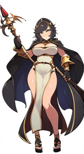 lora: 1.5 gensin impact , high res, stable diffusion, character target  stile, aquarela stile, 1girl, solo, full body, dark-skinned female, dark skin, black hair, ponytail, golden eyes, medium breast, hip bones, escesive pubic hair, pubic hair peek,, paintbody, loincloth, poncho, oppen poncho, brown outfit, maya glipho, (nipples band aid), maya tattoo, partiali visible vulva, native, native figther, maya, maya girl, standing, spread legs, white background, simple background, lora: maya_stile 1:5
