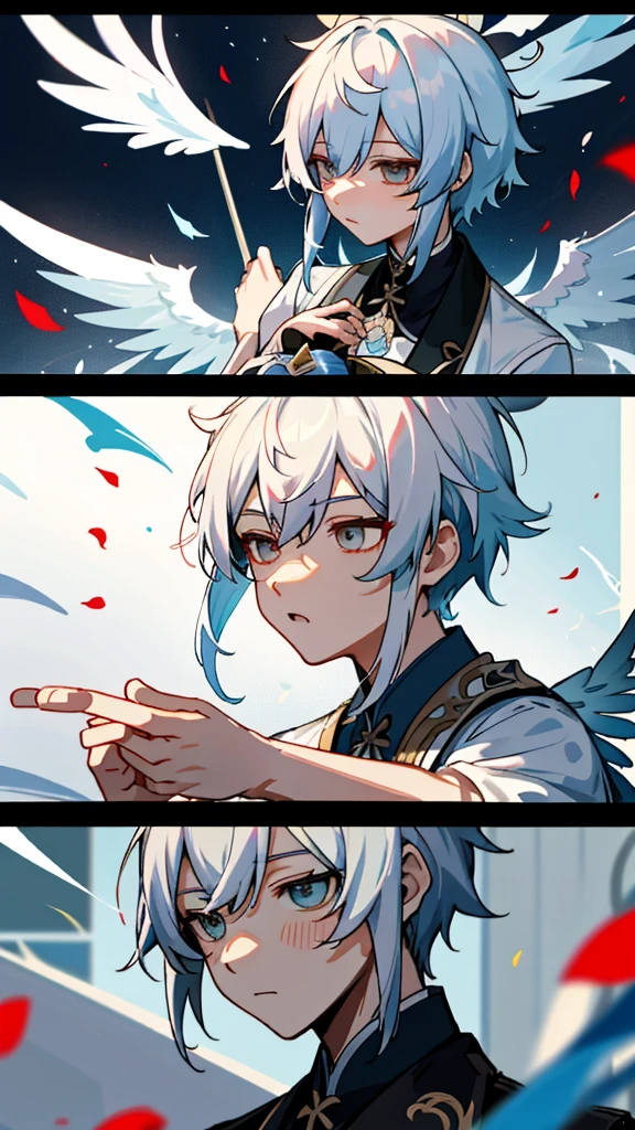 (character design sheet,Same role,the street,Lateral face,Take a step back),,1 Sister,(穿着白色连衣裙的时尚female pervert孩,There are wings and roses, stained glass wings, Keqing from genshin impact Impact, a scene from《Brave Breakthrough II》, Ayaka genshin impact impact, 高细节offcial art作品, white-haired god, With beautiful wings, genshin impact, offcial art, a scene from 方舟之夜, offcial art品, genshin impact impact's character, 《genshin impact》Zhongli in Zhongli),Hair color,through bangs,hairstyle fax,There are eyes,,hairstyle fax,Zizi Terrace,female pervert,Shirts and shirts,As estrelas,Chatongbetalora,
