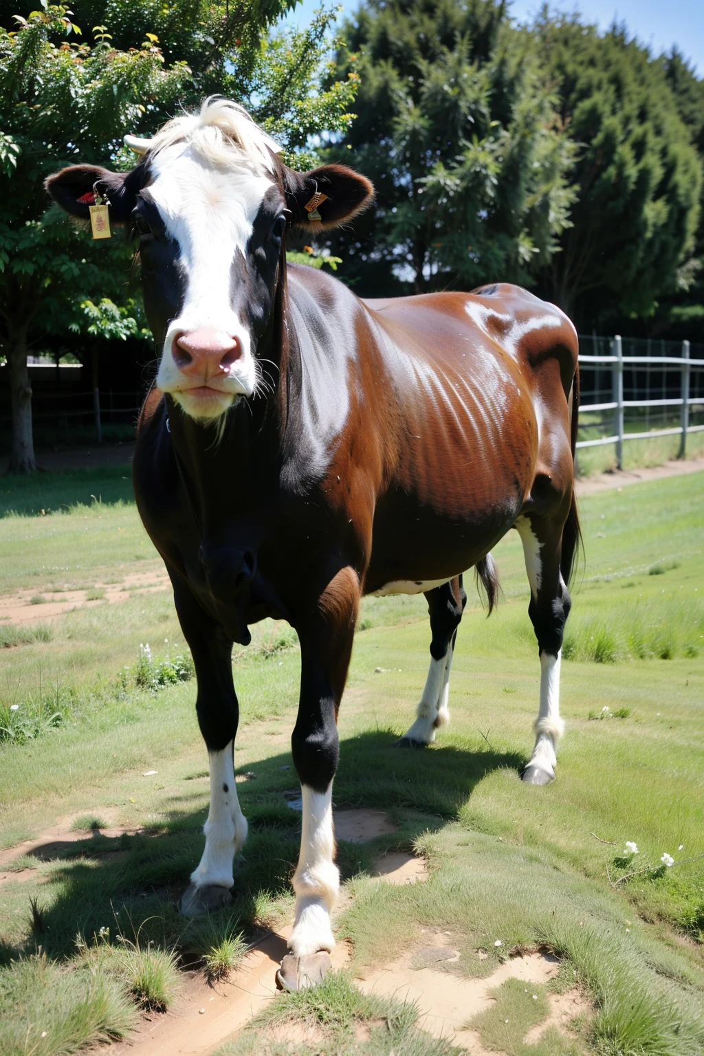 ((Best quality at best)), ((tmasterpiece)),pasture cattle