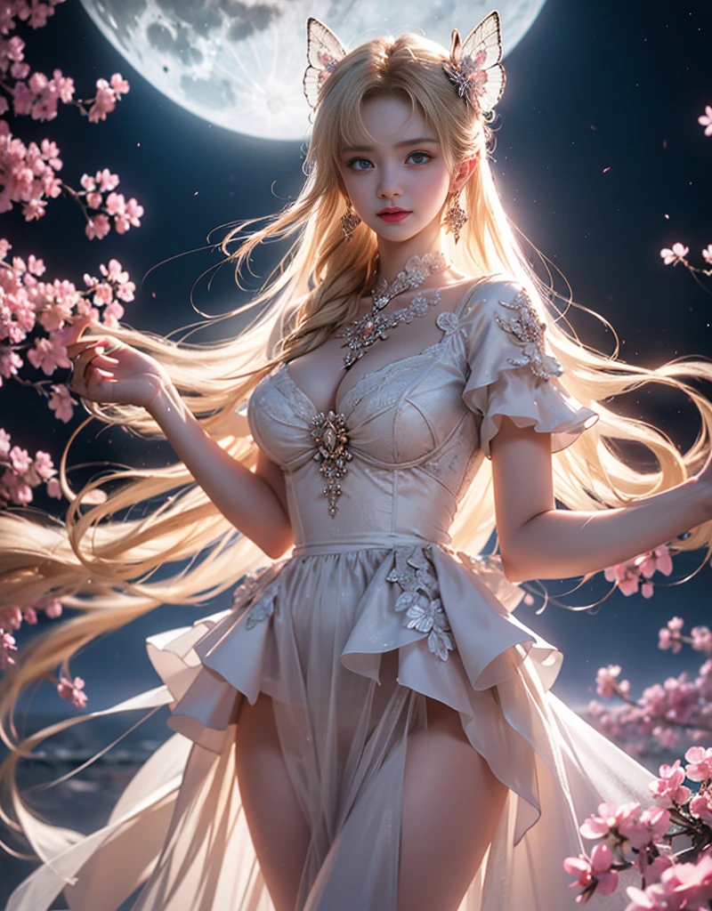 tmasterpiece,Highest image quality,super detailing,Best quality at best ,Extremely Delicately Beautiful, Very meticulous,Best quality at best, offcial art, extremely detaild的 CG unified 8k wallpapers, portrait photo of an, The most beautiful look,blond hair blue eyes,Radiant skin and radiant eyes, pretty skin,(Detailed lighting:1.2), (Beautiful and detailed light:1.3), deep understanding, beautiful nude color, iintricate, digitial painting, smooth private parts, Focus sharp, The end of the world, Epic reality,looking at the camera in, (HighDynamicRange:1.4),facing at the camera, (pastel colour:1.4), Beautiful big breasts,The end of the world的, giving up, com cores neutras, natta, Screen space refraction, (Complicated details, ultra - detailed:1.3), art stations, Cinema lenses, vignet, the complex background, buliding,Enchanted smile,face flushed,the shy,detailed back ground,Dreamcatcher earrings,sexy and sultry,(Obscenity exposed,Camel toes,Combing thick hair,),The sexiest look,eyes with brightness,半cleanness,Lace,cleanness,Hollow-out on,Correct bodielack Butterfly Ruolan Moon Shadow Peach Milk Tea Smooth Velvet Versailles Ultra-Thin Dress,