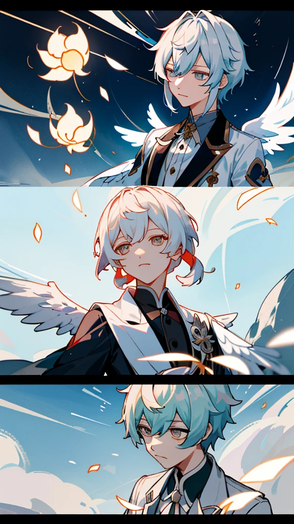 (character design sheet,Same role,the street,Lateral face,Take a step back),,1 Sister,(穿着白色连衣裙的时尚female pervert孩,There are wings and roses, stained glass wings, Keqing from genshin impact Impact, a scene from《Brave Breakthrough II》, Ayaka genshin impact impact, 高细节offcial art作品, white-haired god, With beautiful wings, genshin impact, offcial art, a scene from 方舟之夜, offcial art品, genshin impact impact's character, 《genshin impact》Zhongli in Zhongli),Hair color,through bangs,hairstyle fax,There are eyes,,hairstyle fax,Zizi Terrace,female pervert,Shirts and shirts,As estrelas,Chatongbetalora,