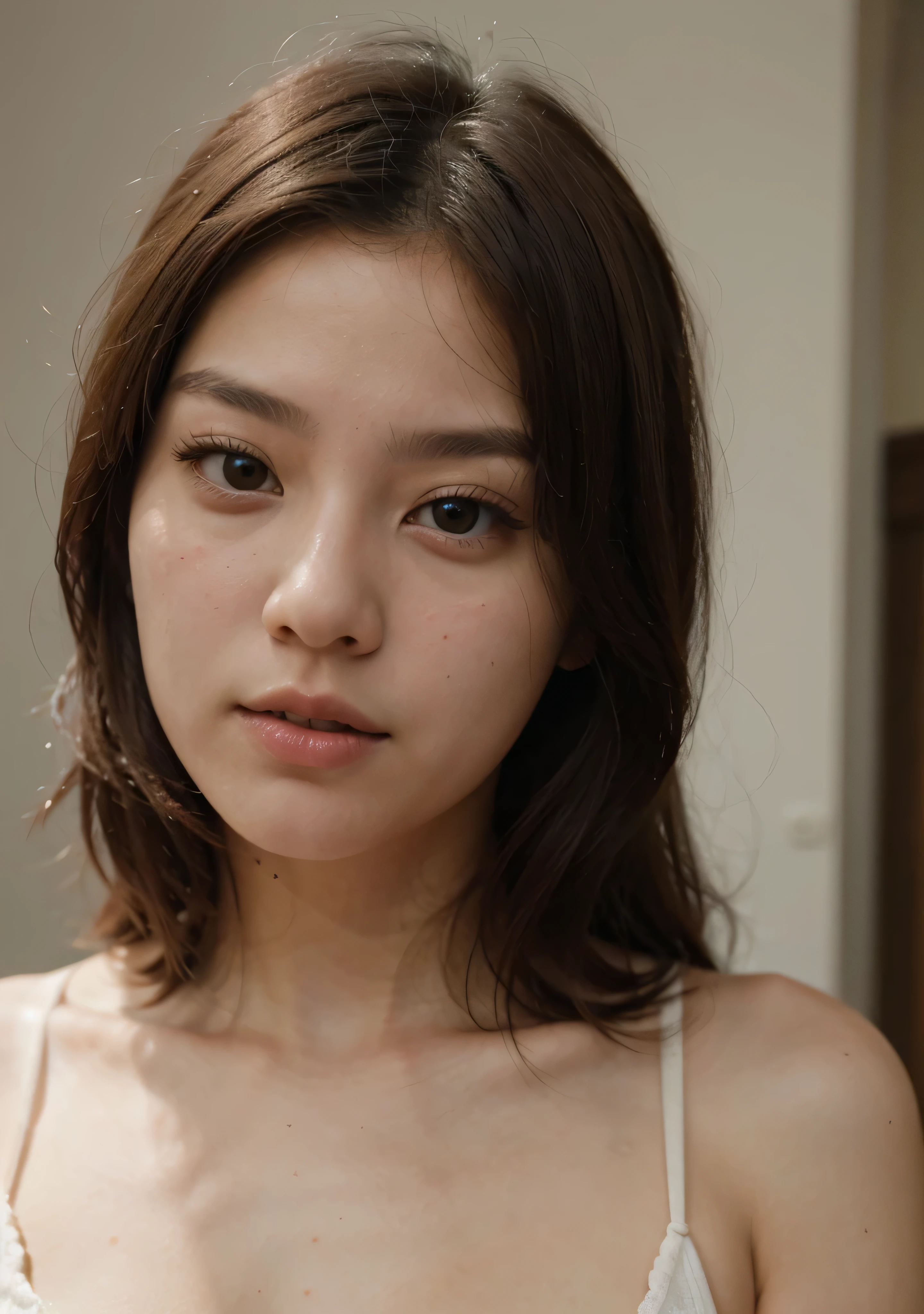 half korean half white girl ((best quality)), ((masterpiece)), (detailed), perfect face, small breasts