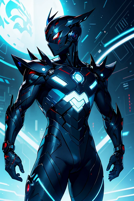 1boy, solo, reference sheet, matching outfit, (fantasy character design, front, back, sides, left, right, up, down) Appearance:
ShinobiTech is a formidable and enigmatic hero, with a suit inspired by Spider-Man's iconic style, but with a robotic twist. His attire is mostly black, standing out for the presence of white metallic details,
that reflect the technological nature of your abilities. Her eyes, visible through the mask, are a deep blu, emanating a mysterious and powerful aura.
Costume:
ShinobiTech's suit is composed of a combination of special fabrics, kevlar and a lightweight metallic mesh, providing him with both mobility and protection.
Most of the suit is black, with white accents that follow the design of circuits and gears, evoking a futuristic, high-tech look.
Mask:
ShinobiTech's mask has a striking robotic look. Made from a flexible metal alloy, the mask encompasses your face, its design reminiscent of the carapace of cybernetic armor.
The eyes are represented by glowing red lenses, which allow him to see through different light spectrums and track his targets precisely.
Bracelets:
On their wrists, ShinobiTech wears technological bracelets that have multiple functions.
They have control panels that allow the hero to access their special abilities and equipment. The bracelets also feature a holographic projection system, allowing ShinobiTech to project important messages and information during their missions.
Chest Armor:
White, tough armor protects his chest,
strengthening your defense against powerful attacks. This armor features glowing circuitry patterns that light up when he uses his abilities, evoking an even more impressive appearance during his battles.
Samurai sword:
On ShinobiTech's back, he carries a futuristic samurai sword,
made of an extremely resistant metal alloy. The blade is sharp and has a bluish glow, the result of the advanced technology used in its creation. This sword is a powerful secondary weapon, which he uses with master