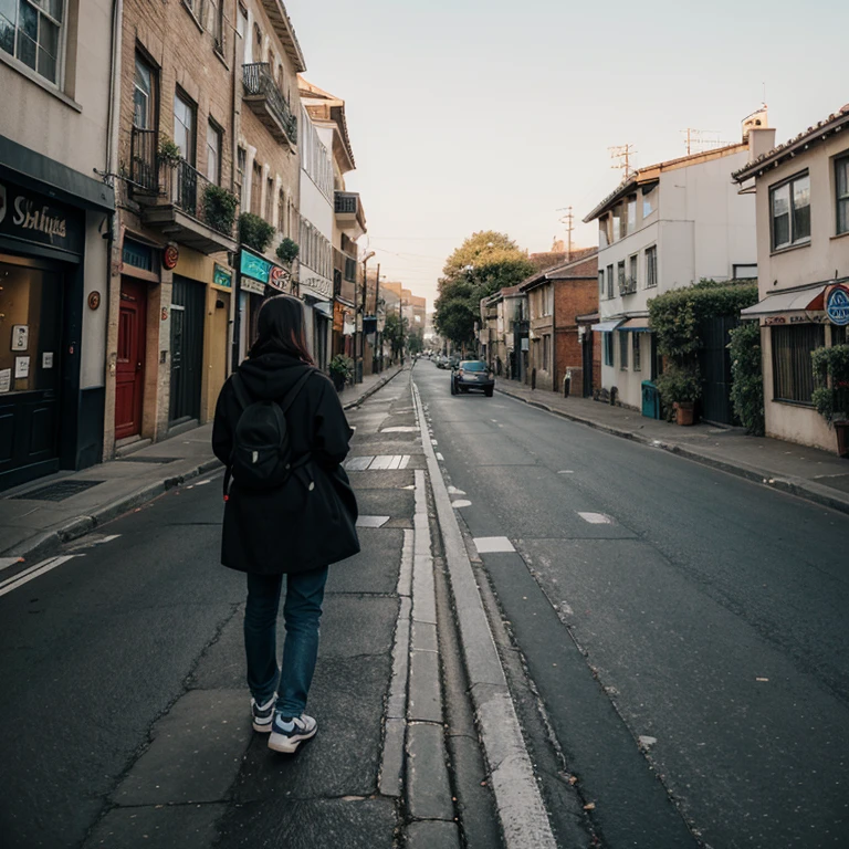 Streets with eggs and gloomy landscapes