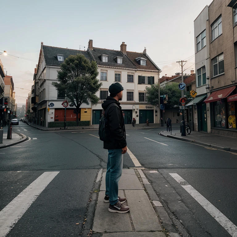Streets with eggs and gloomy landscapes