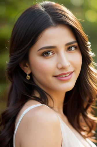 Portrait of A confident-looking Indian woman with a bun of long and thick hair tied behind and covered with flowers, hazel eyes, dirty and wet seethrough clothes, a smile on the face, a lusty look, lying on muddy road in a village, d-cup breast, perfect composition, hyperrealistic, super detailed, 8k, high quality, trending art, trending on artstation, sharp focus, studio photo, intricate details, highly detailed, art by Greg Rutkowski