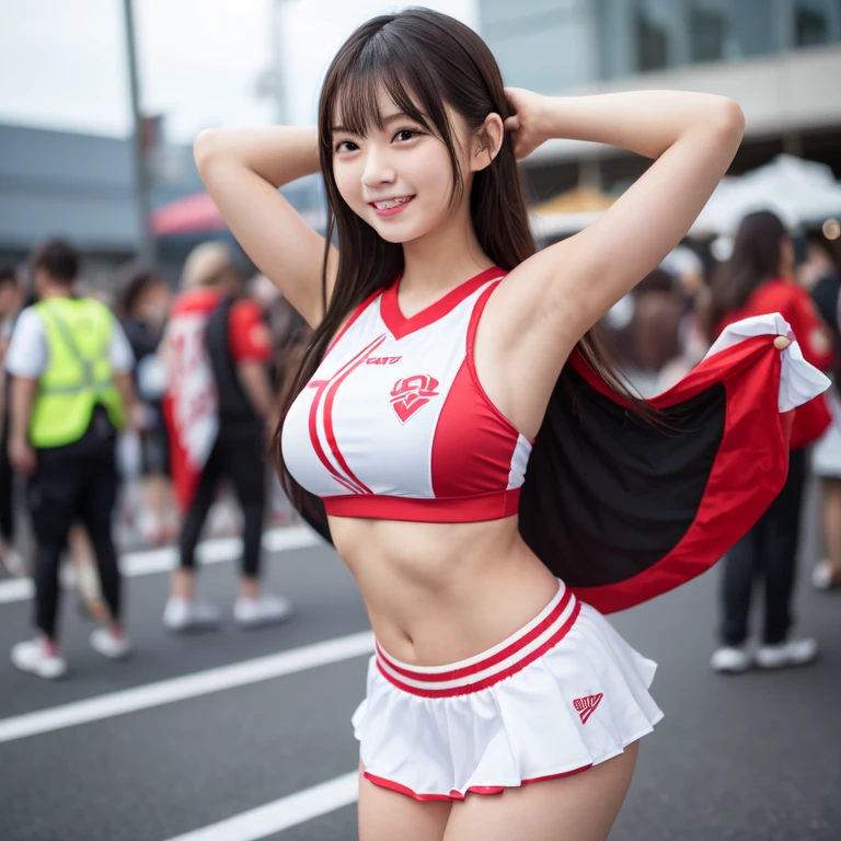 Pubic hair grows、Smile full of happiness、During sex、During sex、During sex、Panting face、Lacking、Cute red cheergirl costume、Sweating、Expression in a state of excitement、