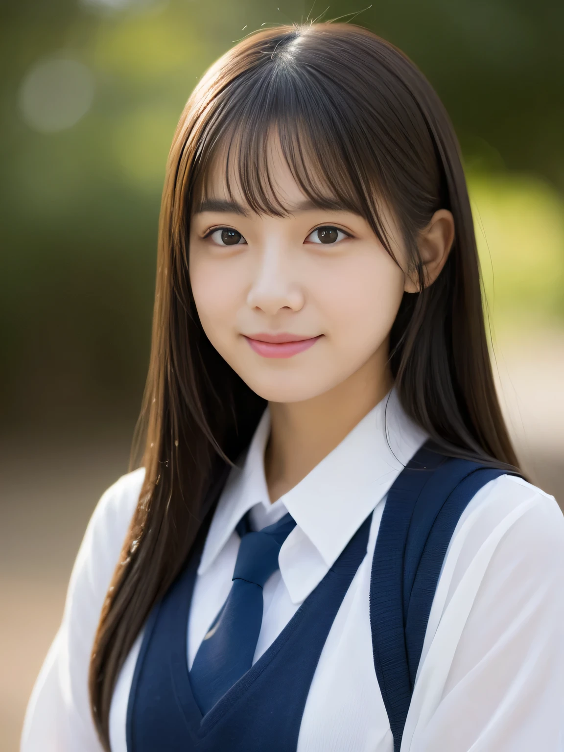 (((high detal,high-detail、masterpiece,Attention to detail))),Arab-asian woman in uniform, Realistic Young Gravure Idol, a hyperrealistic schoolgirl, Japan school uniform, japanese girl school uniform, a hyperrealistic schoolgirl,Young Pretty Gravure Idol, wearing japanese school uniform, Young gravure idols, Young Gravure Idol, Beautiful but innocent schoolgirl when you laugh,the whole body is wet,dripping落ちる,with a flushed face,Beautiful girl with beautiful legs,Beautiful woman natural light、the whole body is wet,Sheer clothing,Semi-long,perm,Brown shiny hair,Hair is wet,Dripping water,dripping,,Have a troubled face,