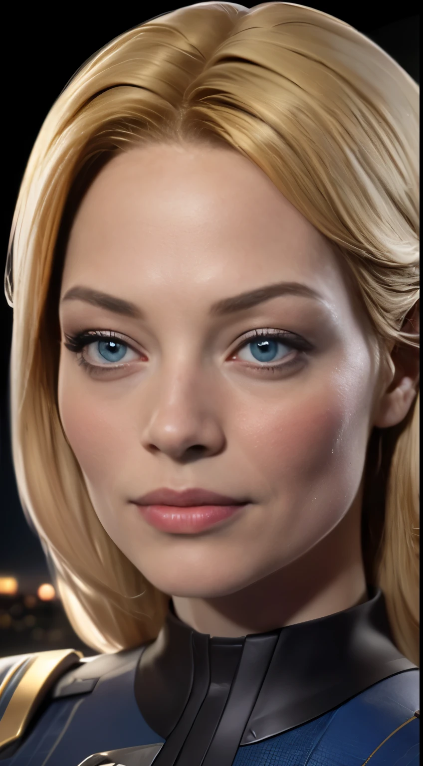 photo of Jeri Ryan, RAW, beautiful woman, ((portrait)), ((detailed face:1.2)), ((detailed facial feature, detailed skin, clear skin), (perfect proportioned body), (wearing a Starfleet sciences uniform) (high detailed city environment, apartment balcony), (realistic photo, best quality, detailed), (8k wallpaper), (cinematic lighting, dramatic lighting) (sharp focus, intricate)