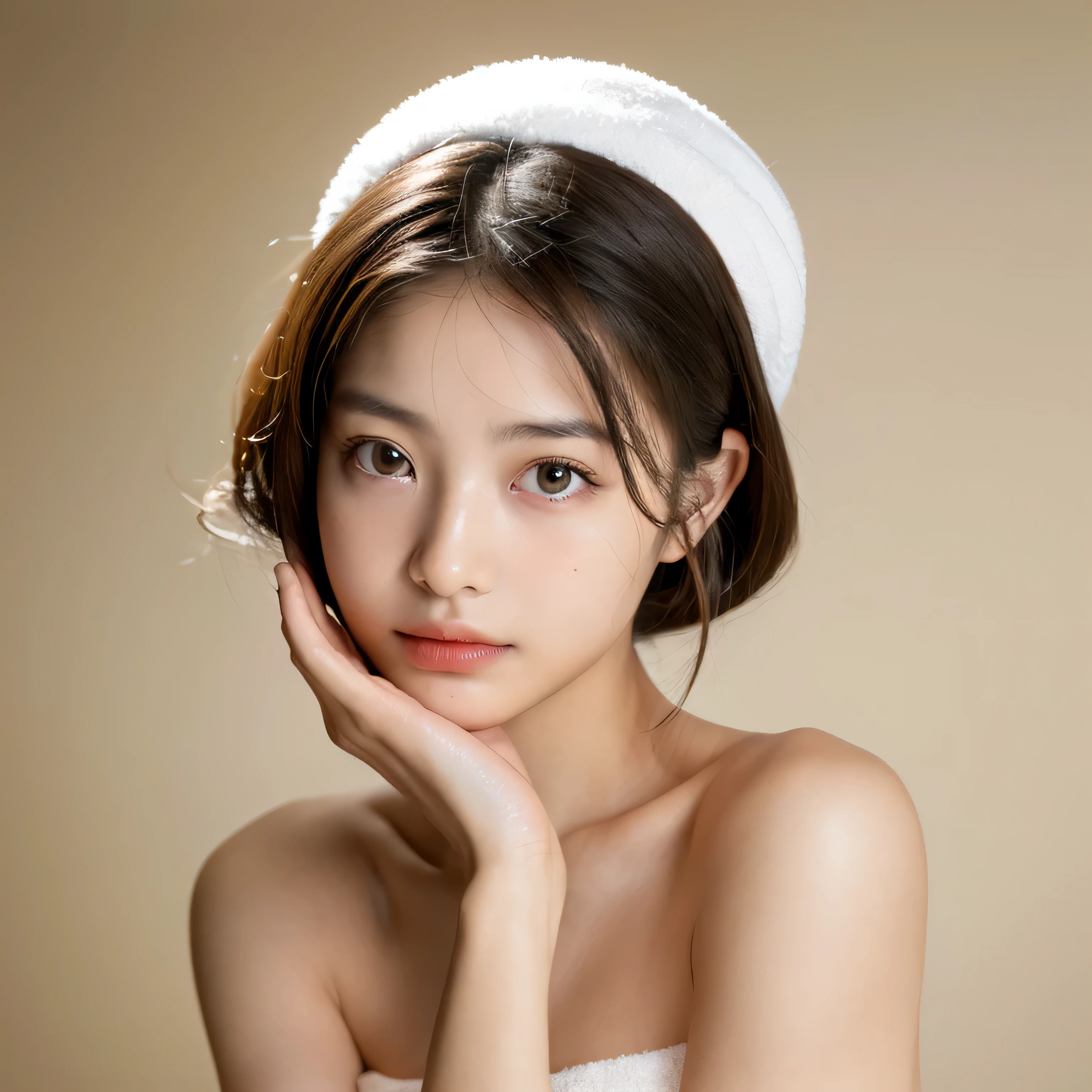 (extra detailed face、Detailed skin、(Beautiful japanese girl:1.05)、white wall light lighting、window、masutepiece, Best Quality,a baby face、18-year-old face、リアルなa person間、Gentle look、window、爆乳、full body Esbian、Wearing a towel、Glamorous body、masterpiece, The ultra-detailliert, 超A high resolution, Detailed RAW color 、extremely detailed eye, highlydetailed skin,High-definition waist、highly detailed nose, highly detail mouth,Highly detailed feet、highly detailed shoulders、Highly detailed arms、very detail hair,Very detailed ass、Highly detailed hands、highly detailed milk、highly detailed milk輪、extremely detailed fingers、Very perfect anatomy、Works of masters,high quarity,8K resolution,Ultra-fine images,1a person、Cinematic lighting,From an angle)