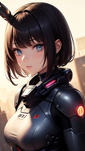 Cyborg, girl, mech