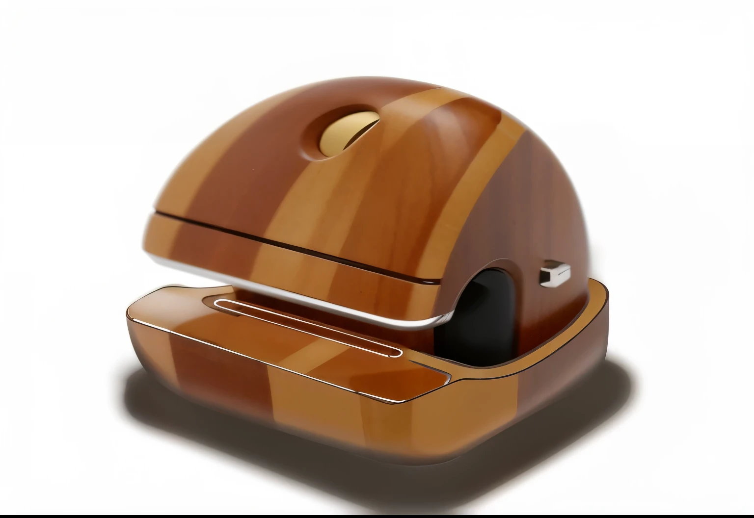 Wireless mouse wooden texture wooden wood Fujicolor, drop shadow, ray tracing, chiaroscuro, close-up, Nikon, 16k, super detail, best quality, high quality, high details, UHD