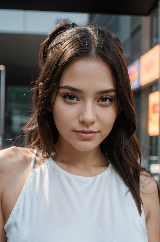 Create an AI influencer female (beautiful) that produces content resembling a human