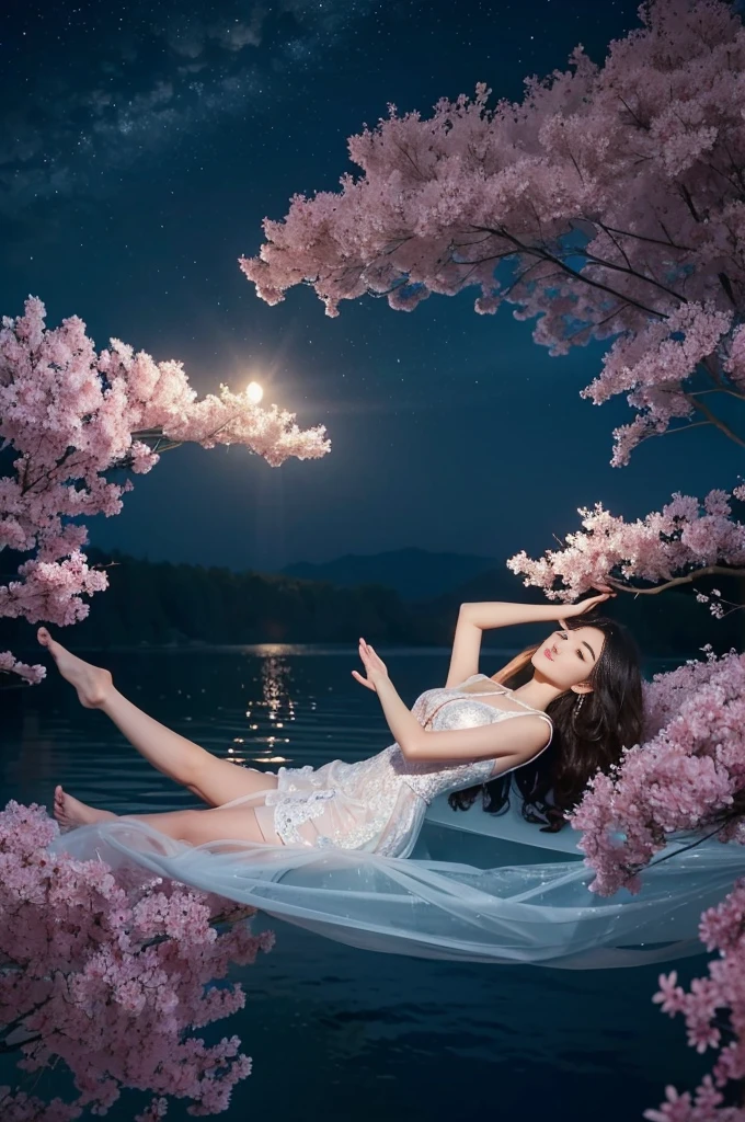 (The is very detailed, Best quality at best), floating, Extremely exquisite and beautiful dream scene,, , [(1 girl),(Gorgeous Hair in Long Purple), 详细的脸, Neck strap, Elegant Blue Dress, Standing in the clouds, (wide wide shot), (Enigmatic Atmosphere):1.5],, , [(butterfly wingurry cat),(flower bouquet),(Fairytale), (rays of sunshine),(softlighting),(pastelcolor),(glitters):0.8]