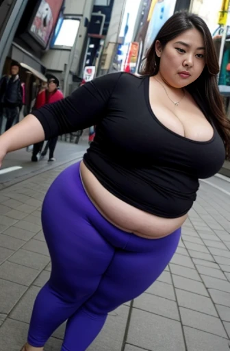 GoPro camera super big breasts Her butt is about 3 times bigger than a normal woman's. Tank tops Leggings A super obese Japanese woman spreads her legs open 500lbs ssbbw walking in Shinjuku