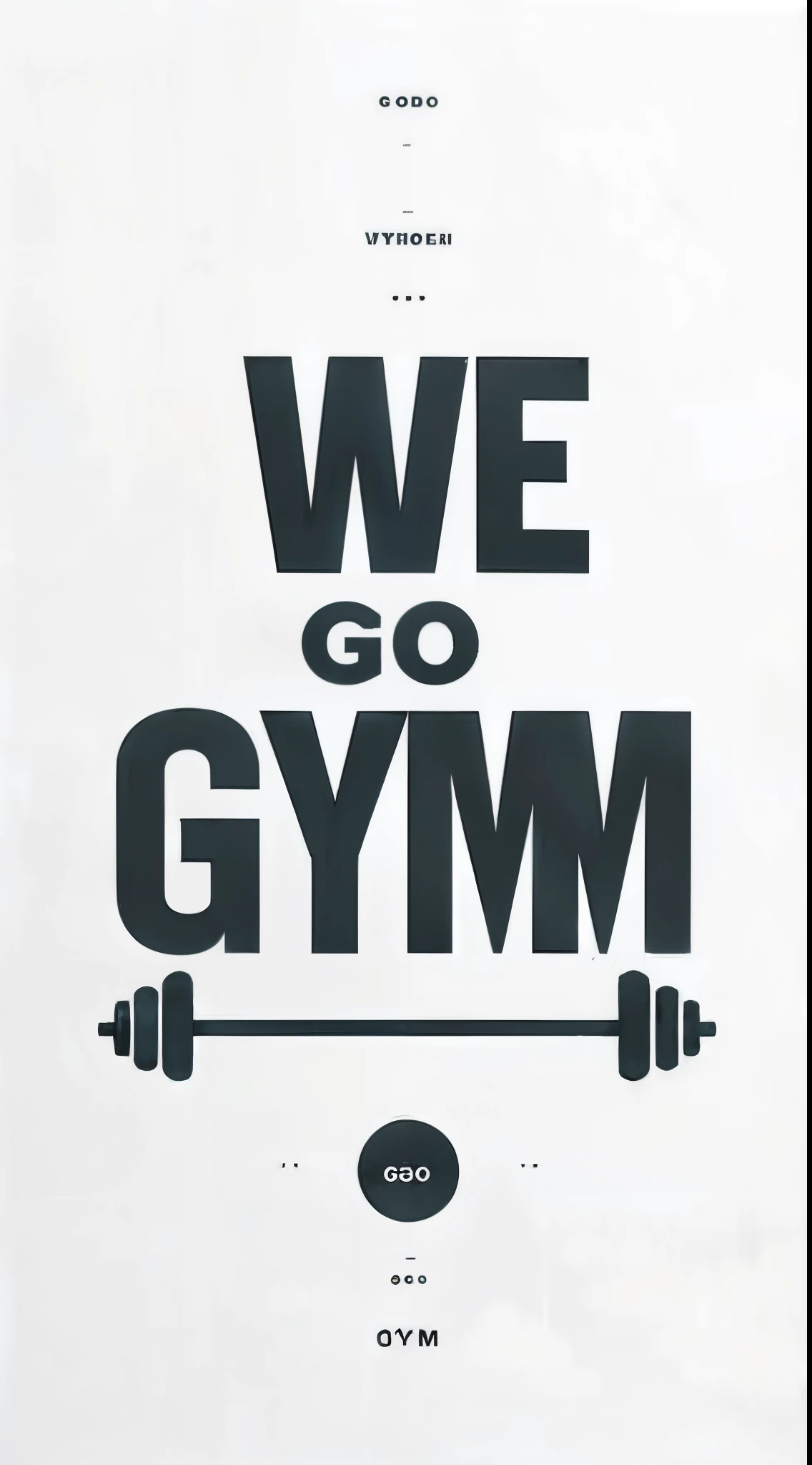 a poster with a black and white image of a gym sign, background a gym, local gym, dim dingy gym, in a gym, gym, we go, dingy gym, workout, gymasium, working out, 🤬 🤮 💕 🎀, white bg, lifting weights, upper body!!, in the high school gym, 🔞🤡