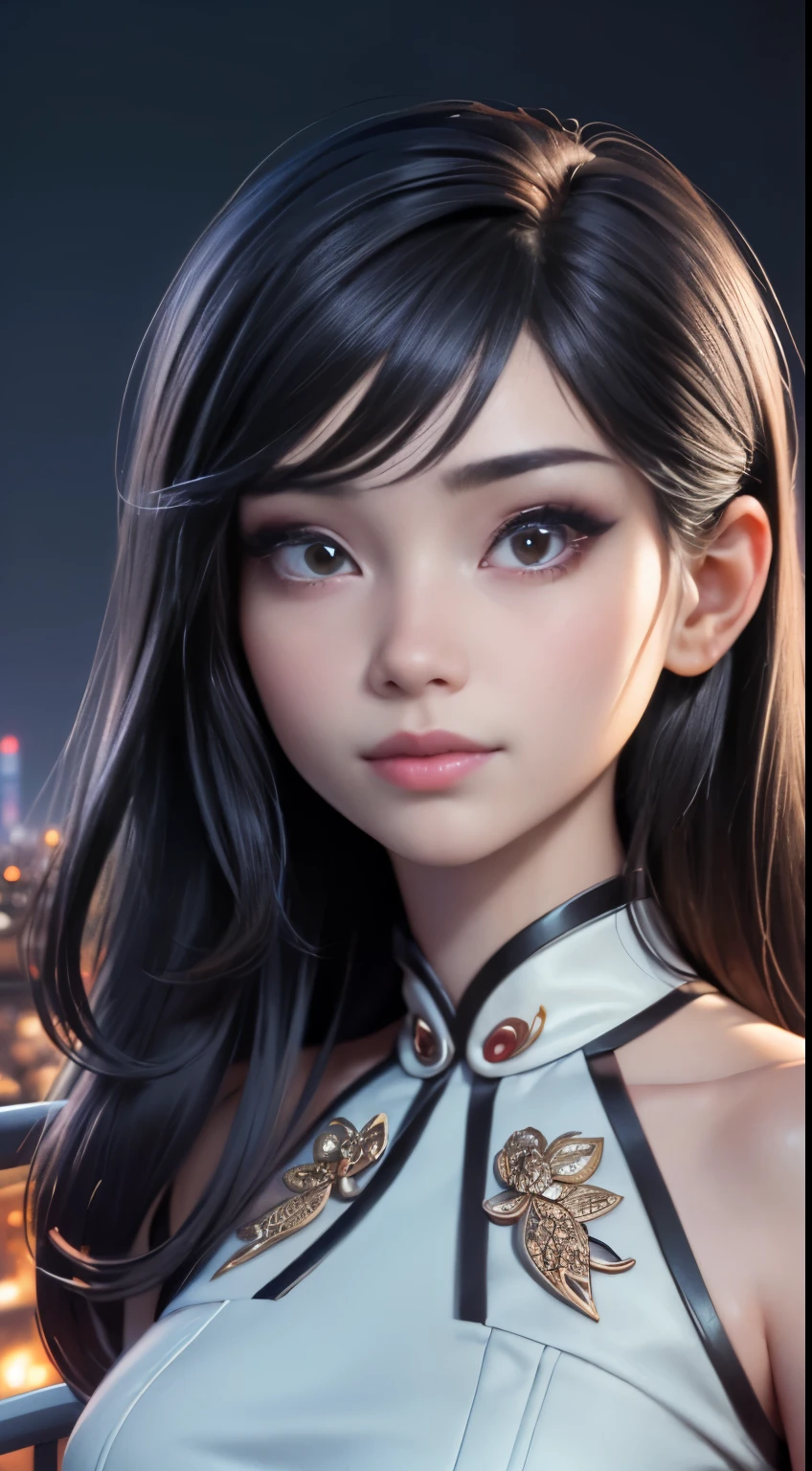 photo of Emiru, RAW, beautiful woman, ((portrait)), ((detailed face:1.2)), ((detailed facial feature, detailed skin, clear skin), (perfect proportioned body), (wearing a colorful dress) (high detailed city environment, apartment balcony), (realistic photo, best quality, detailed), (8k wallpaper), (cinematic lighting, dramatic lighting) (sharp focus, intricate)