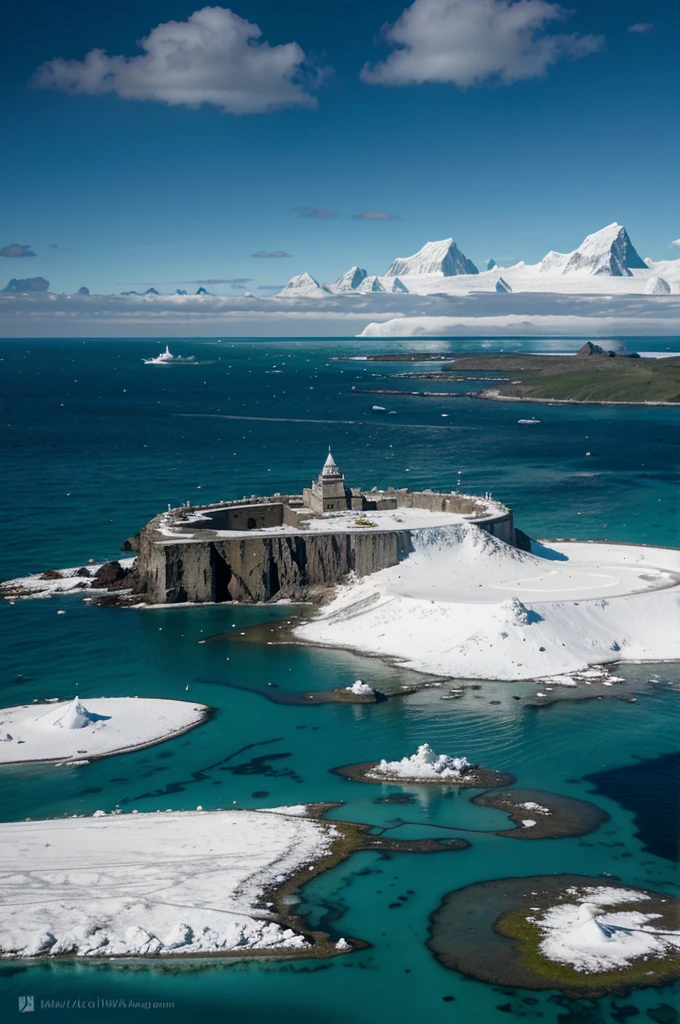 LEMURIA. ciudad detras de la antartida, muestra las islas detras de la antartida