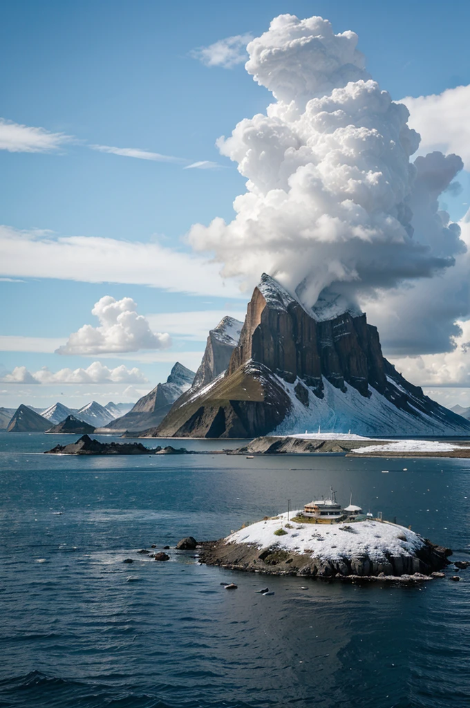 LEMURIA. ciudad detras de la antartida, muestra las islas detras de la antartida
