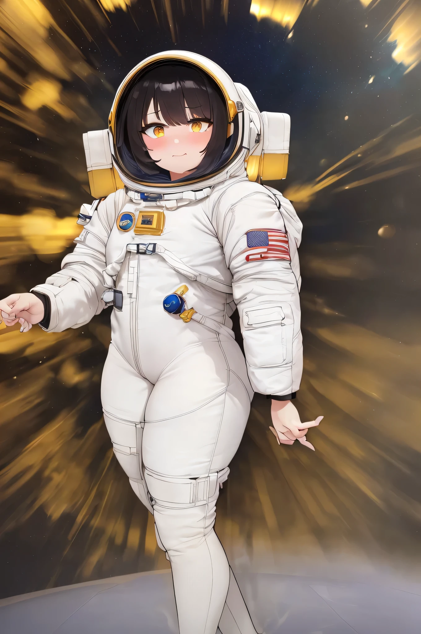 (((Masterpiece))), (((Best Quality))), super delicate face, The ultra-Highres, (photorealisitic:1.4), (((gas release, speed, speed, yellow speed, thick gas, frontspeed, speed from butthole))), (((space suit, Astronaut Suit, space suit, space helmet))), (((perfect  eyes, beautidful eyes, 詳細な目, detailled eyes, Golden Eyes, Detailed Eyes))), (((Detailed handss, Detailed hands))), (((speed in spacesuit))), amazing, delicate detail, huge file size, correct exposure, 1Girl, slender fit body, height 152cm, bows, (intriciate detail), Solo, looking up at viewer, perfect light, realisitic, lip, blush, sparkly skin, white skinned, super delicate face, ((A dark-haired, bobbed hair, Abundant hair)), (Detail skin:1.2), ((Fingers in detail)), ((Detailed Legs)), makeups, depth of view, s whole body, (standing at), A MILF,