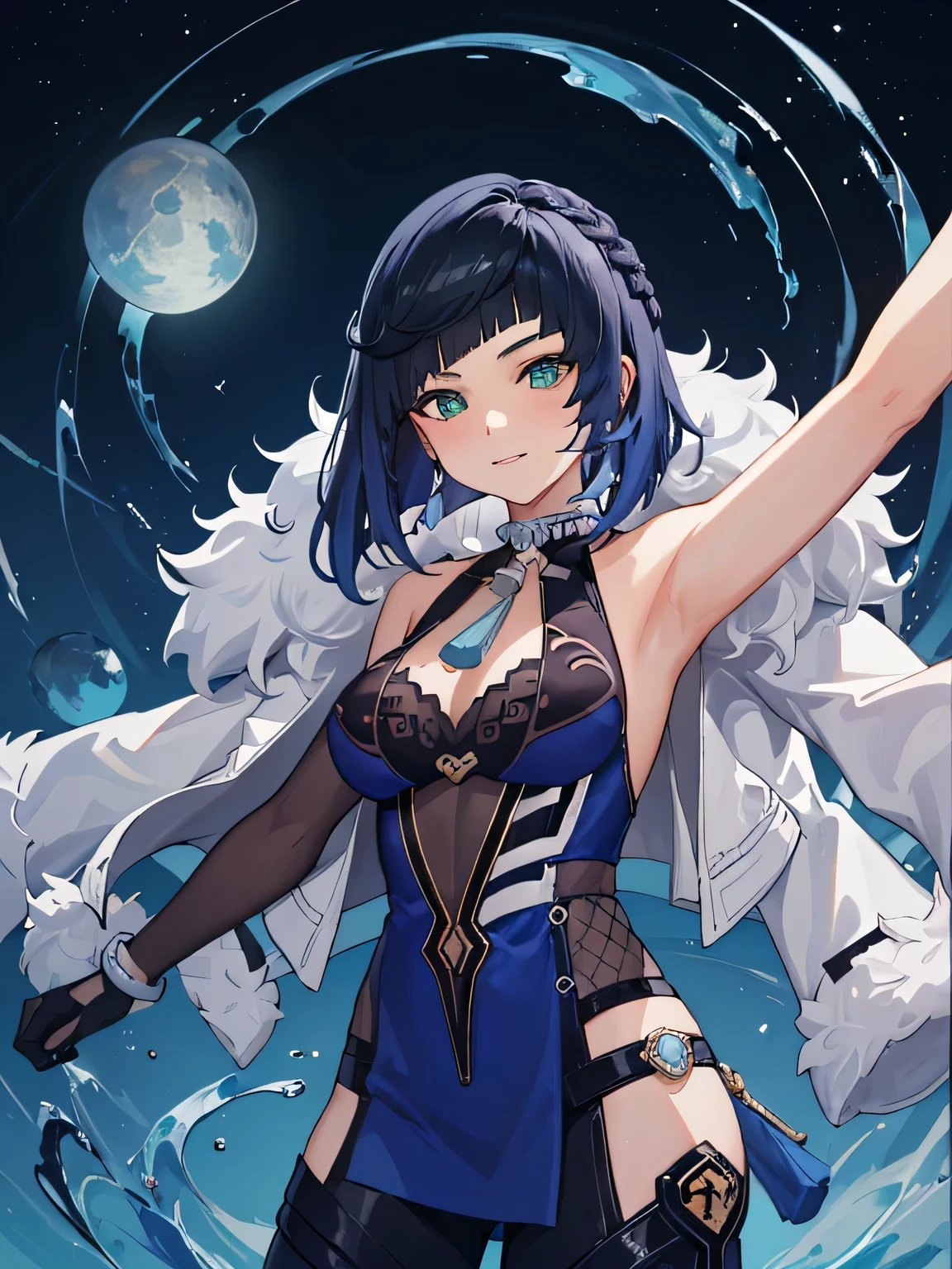 (Elandef, yelanrnd) Восхитительная illustartion того, how Yelan works hard in Liyue, witoh a friendly and beautiful expression on his face. The artist skillfully conveys the charm and warmth of her character, ito'this is a visually arresting portrayal of Yelan'kind and helpful character.. The noisy background of Liyue complements the atmosphere, Showcasing a vibrant citoy, in which Elan dedicates herself to his endeavors. Эта illustartion прекрасно демонстрирует красоту и позитивное поведение Елань, This is a visually stunning and captivating image.., illustartion, Digitoal Art