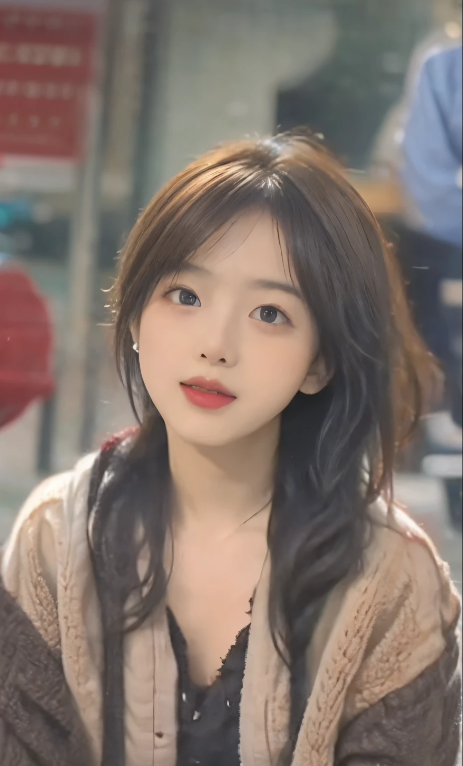 (8k, RAW photo, photorealistic:1.25) ,( lip gloss, eyelashes, glossy finish, glossy skin, best quality, super high resolution, depth of field, chromatic aberration, caustics, wide light, natural shadow, Kpop idol) look with serenity and goddess-like bliss to the spectators,